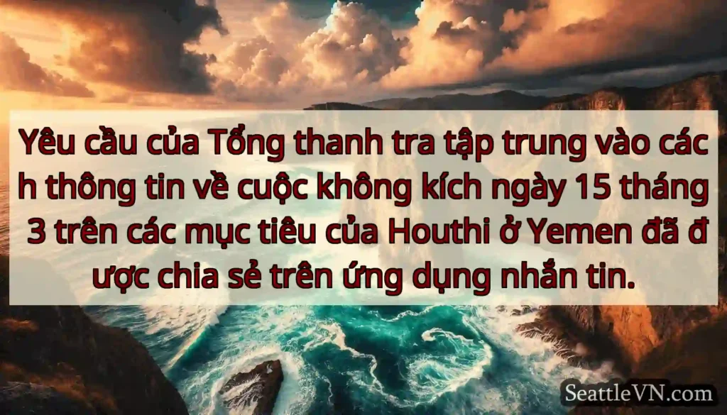Yêu cầu của Tổng thanh tra tập trung vào cách