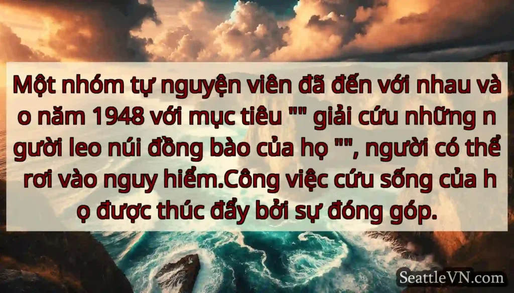 Một nhóm tự nguyện viên đã đến với nhau vào năm