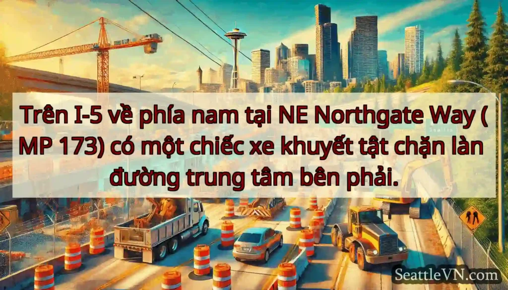 Trên I-5 về phía nam tại NE Northgate Way (MP
