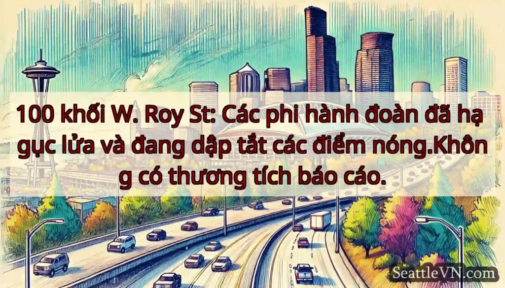 100 khối W. Roy St: Các phi hành đoàn đã hạ gục