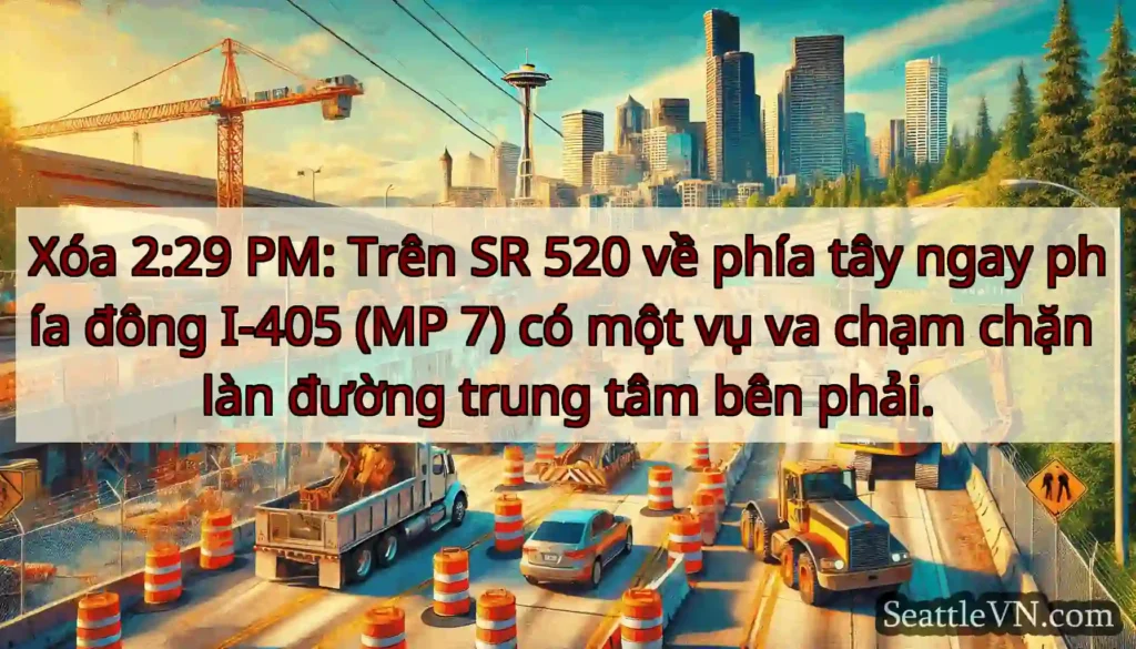 Xóa 2:29 PM: Trên SR 520 về phía tây ngay phía