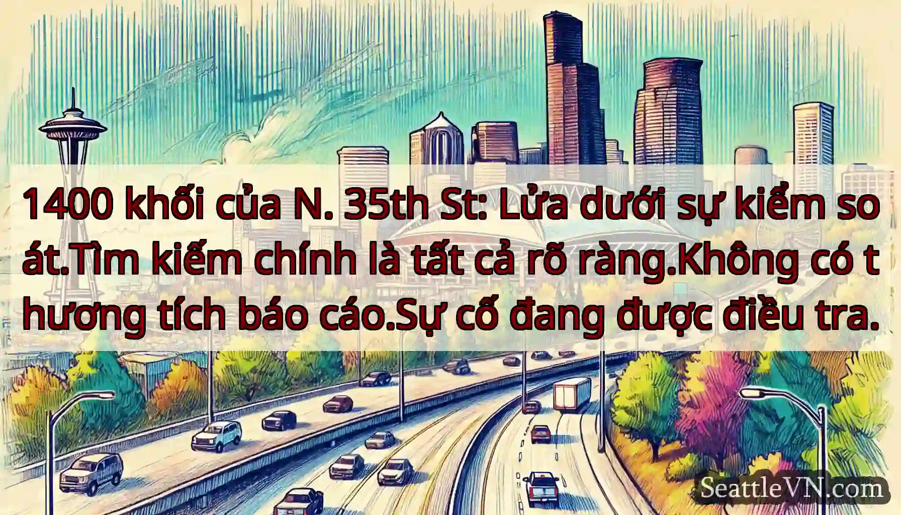 1400 khối của N. 35th St: Lửa dưới sự kiểm