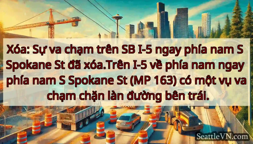Xóa: Sự va chạm trên SB I-5 ngay phía nam S