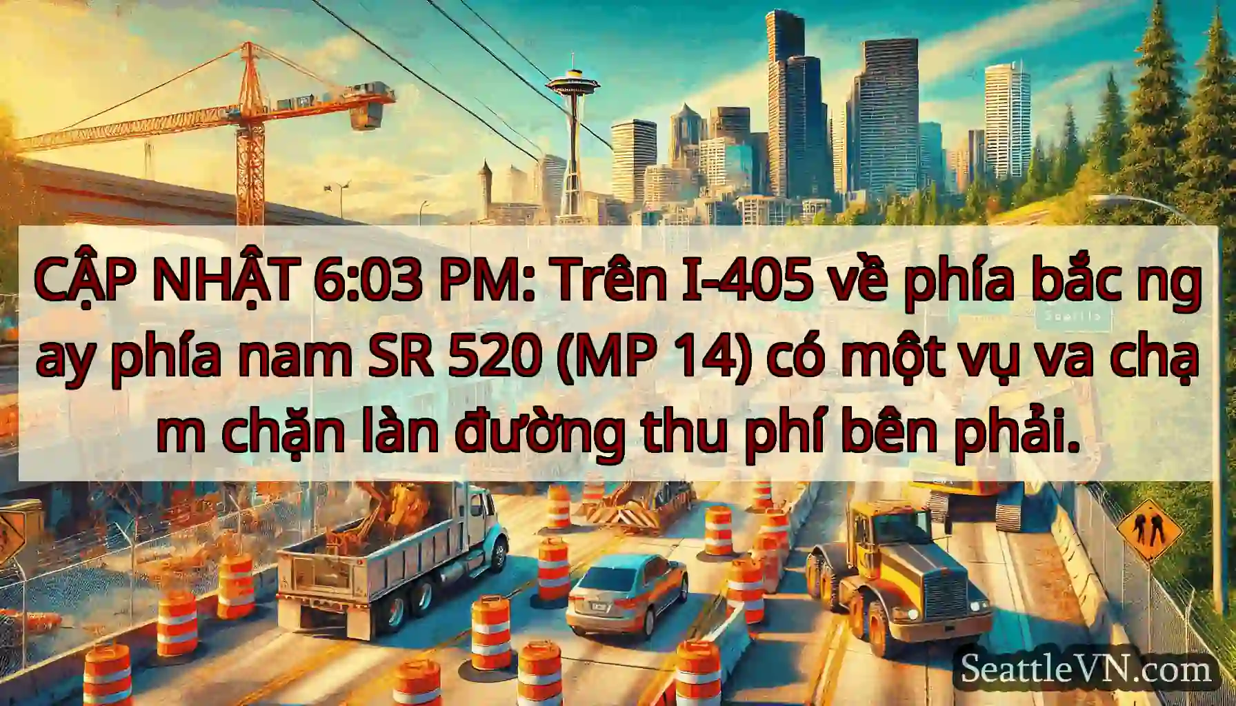 CẬP NHẬT 6:03 PM: Trên I-405 về phía bắc ngay