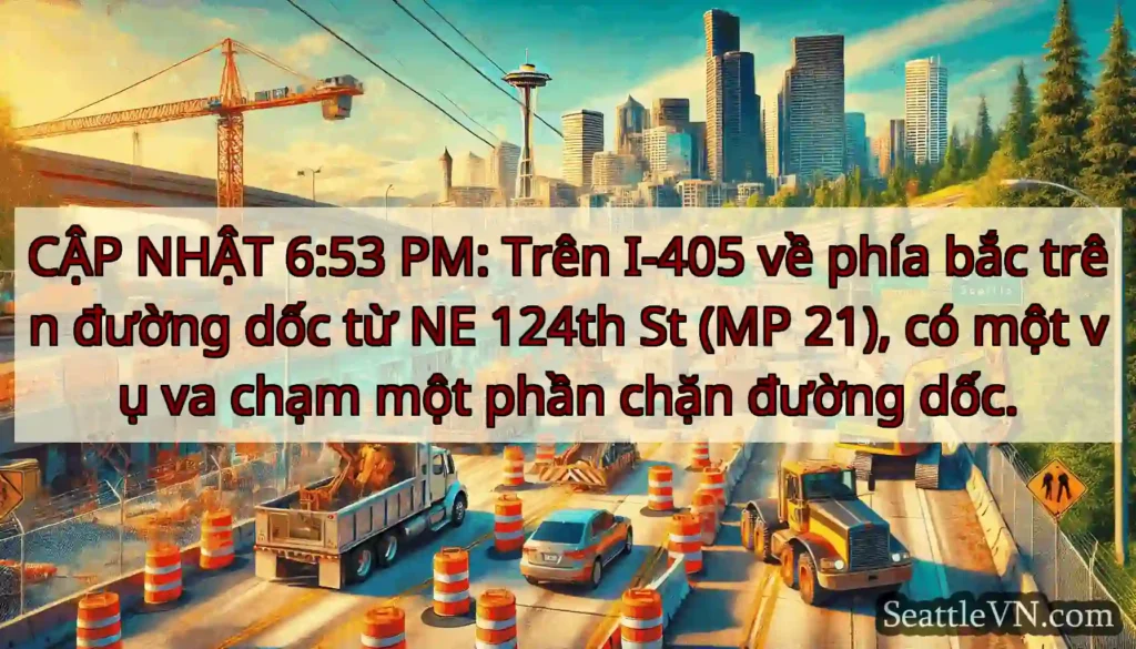 CẬP NHẬT 6:53 PM: Trên I-405 về phía bắc trên