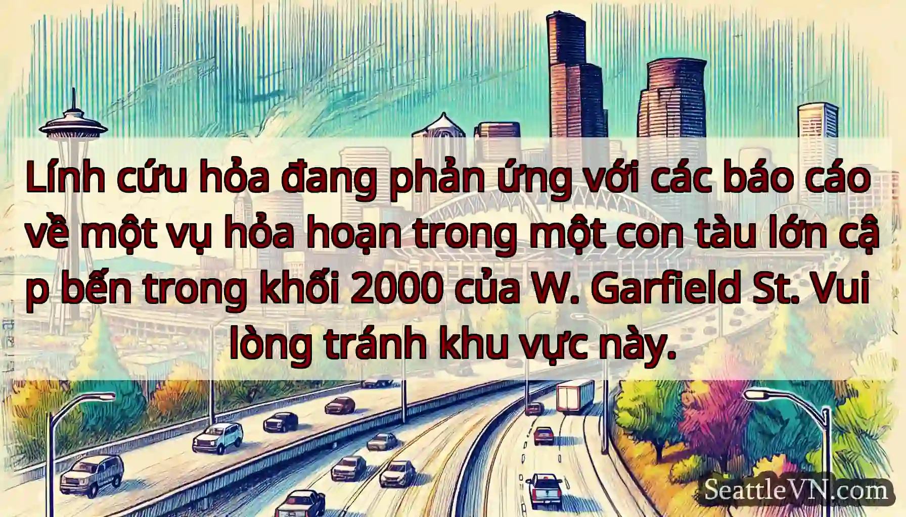 Lính cứu hỏa đang phản ứng với các báo cáo về một