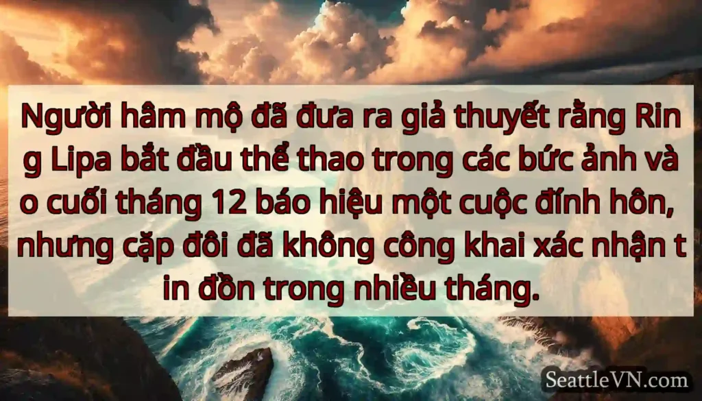 Người hâm mộ đã đưa ra giả thuyết rằng Ring Lipa