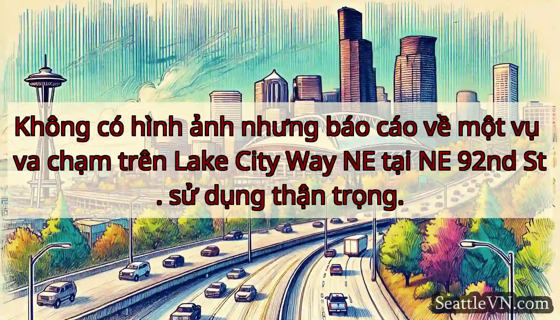 Không có hình ảnh nhưng báo cáo về một vụ va chạm