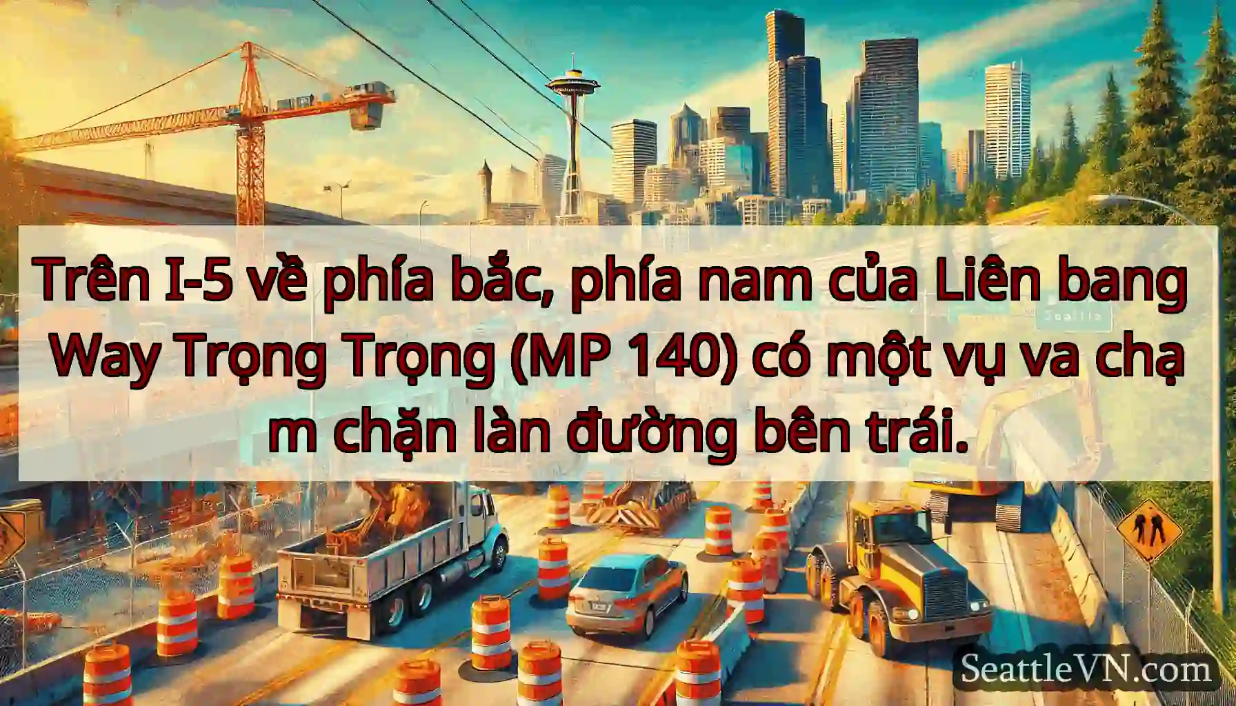 Trên I-5 về phía bắc, phía nam của Liên bang Way