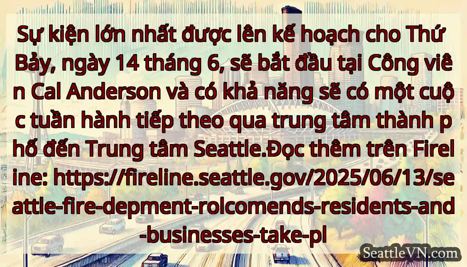 Sự kiện lớn nhất được lên kế hoạch cho Thứ Bảy,