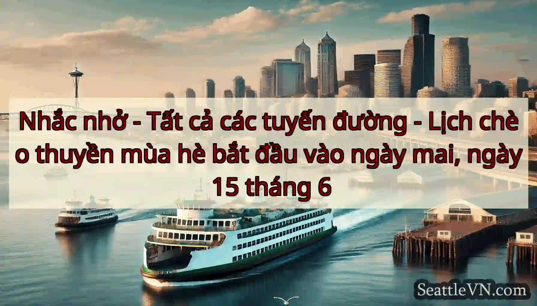 Nhắc nhở - Tất cả các tuyến đường - Lịch chèo