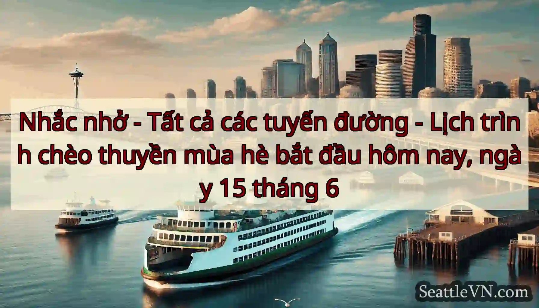 Nhắc nhở - Tất cả các tuyến đường - Lịch trình