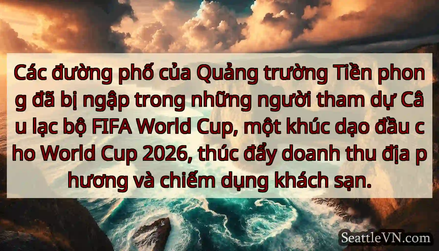 Các đường phố của Quảng trường Tiền phong đã bị