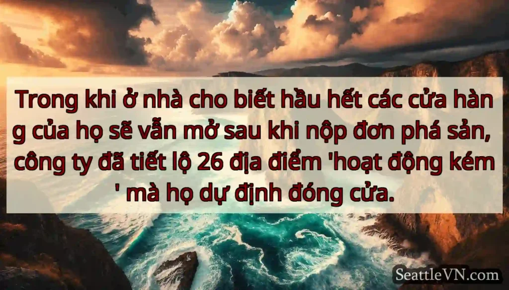 Trong khi ở nhà cho biết hầu hết các cửa hàng của