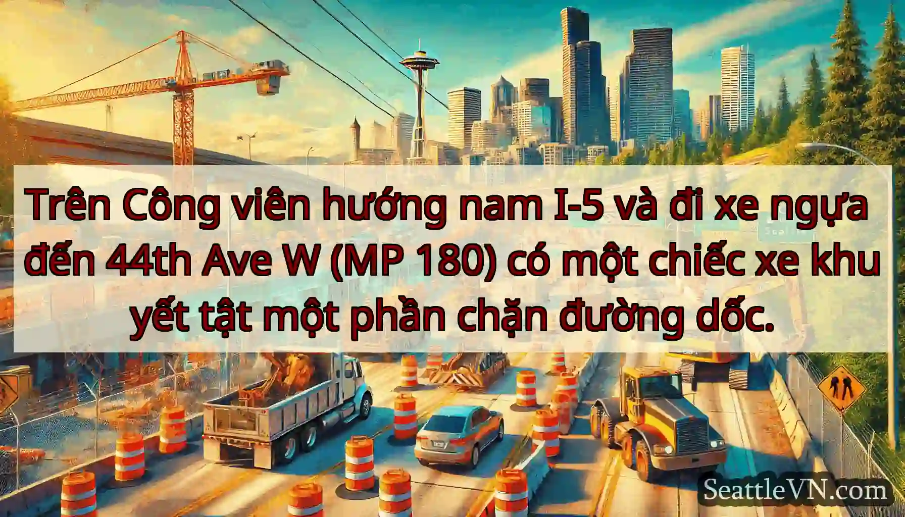 Trên Công viên hướng nam I-5 và đi xe ngựa đến