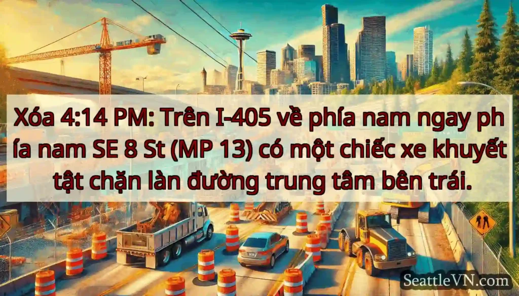 Xóa 4:14 PM: Trên I-405 về phía nam ngay phía nam