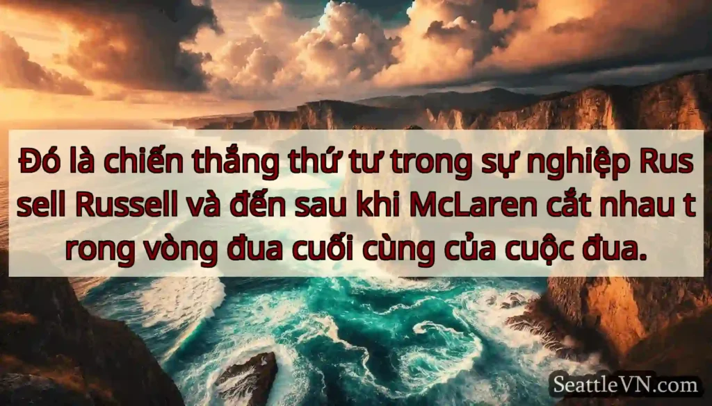 Đó là chiến thắng thứ tư trong sự nghiệp Russell