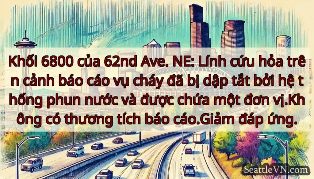 Khối 6800 của 62nd Ave. NE: Lính cứu hỏa trên