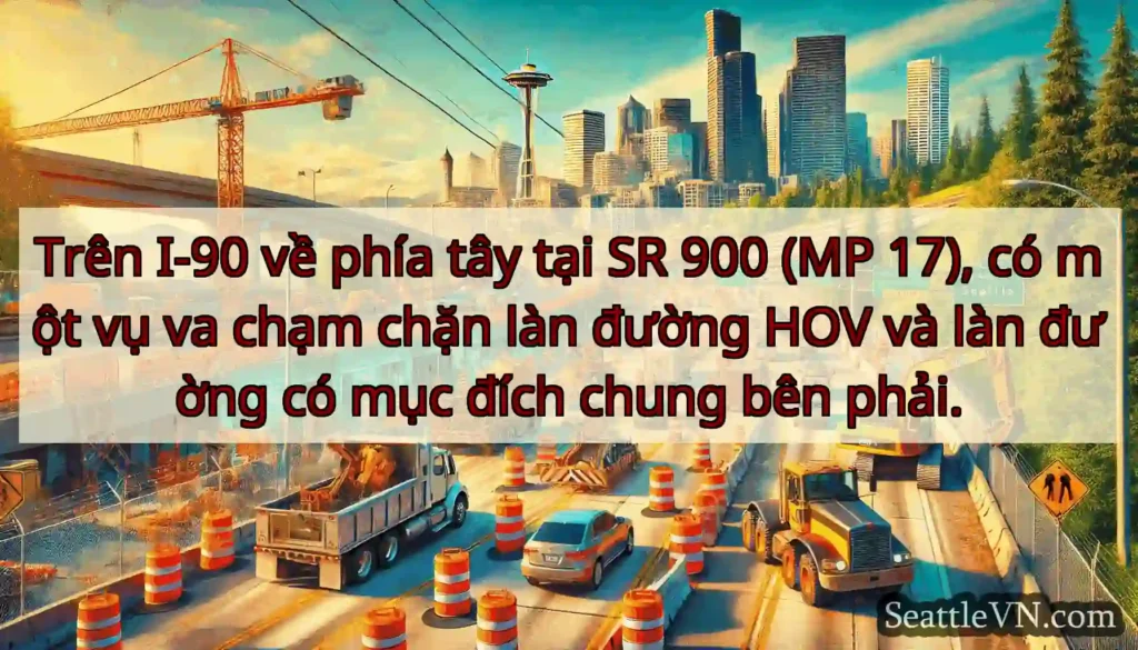 Trên I-90 về phía tây tại SR 900 (MP 17), có một