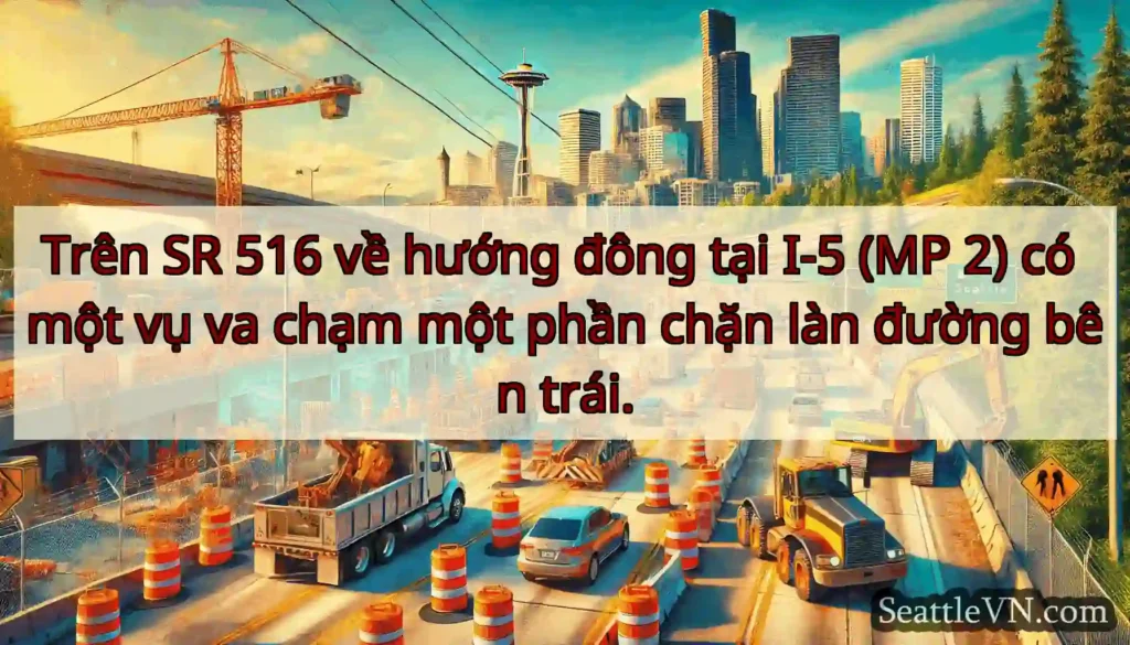 Trên SR 516 về hướng đông tại I-5 (MP 2) có một