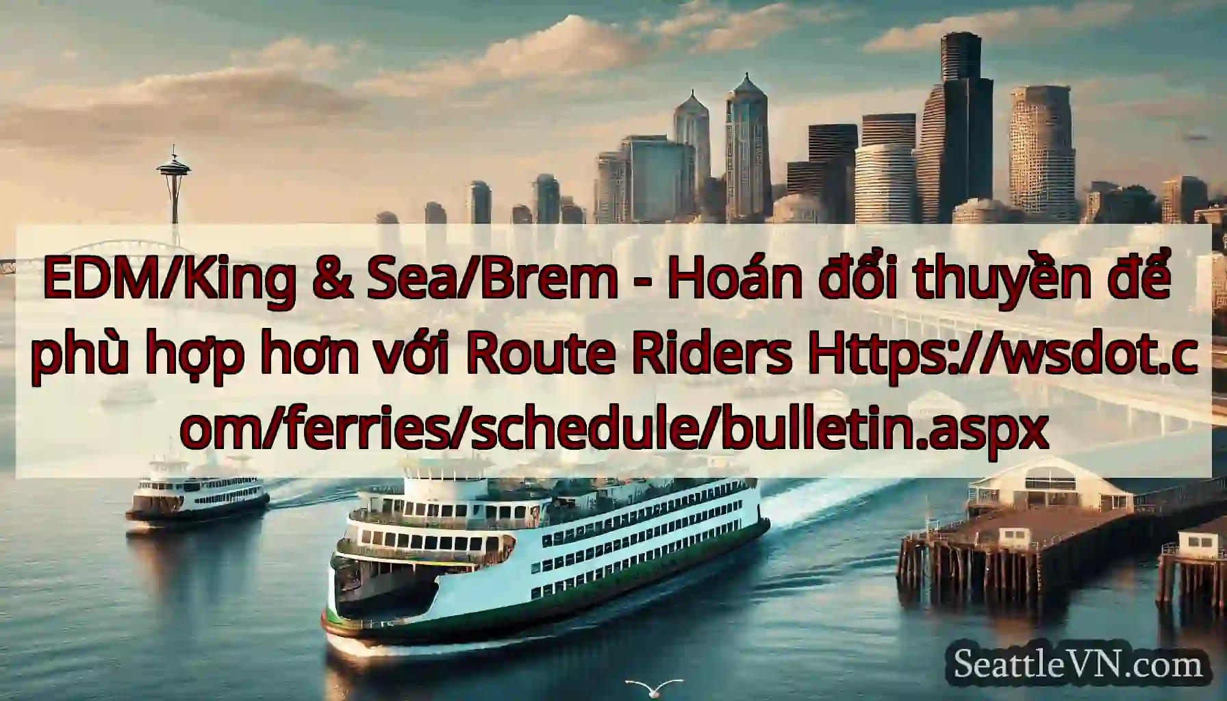 EDM/King & Sea/Brem - Hoán đổi thuyền để phù hợp