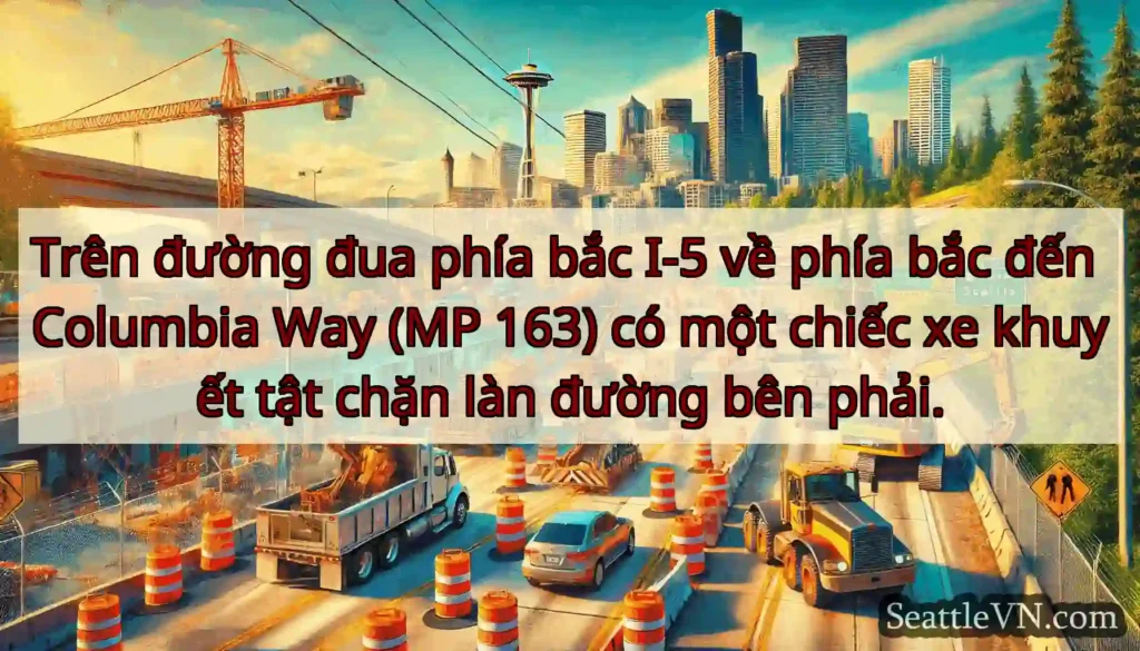 Trên đường đua phía bắc I-5 về phía bắc đến