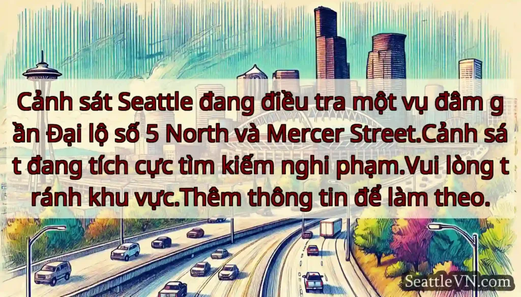 Cảnh sát Seattle đang điều tra một vụ đâm gần Đại