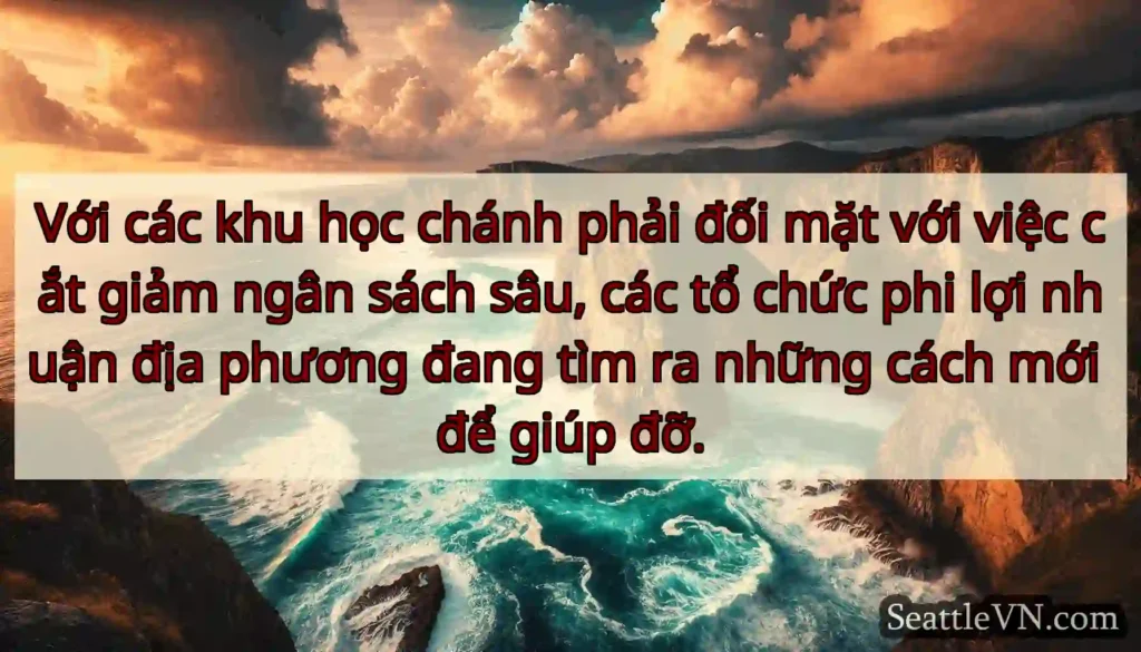 Với các khu học chánh phải đối mặt với việc cắt