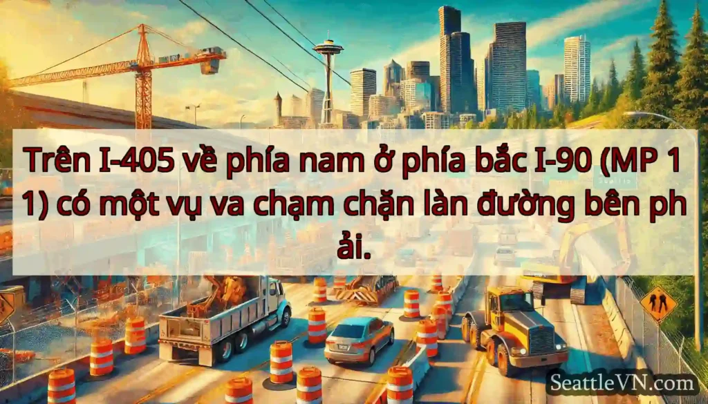 Trên I-405 về phía nam ở phía bắc I-90 (MP 11) có