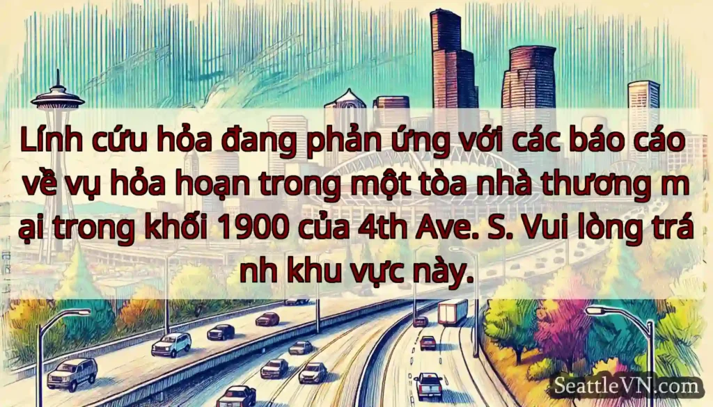Lính cứu hỏa đang phản ứng với các báo cáo về vụ