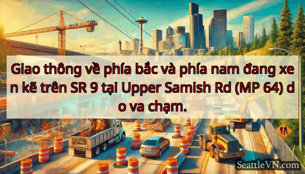 Giao thông về phía bắc và phía nam đang xen kẽ