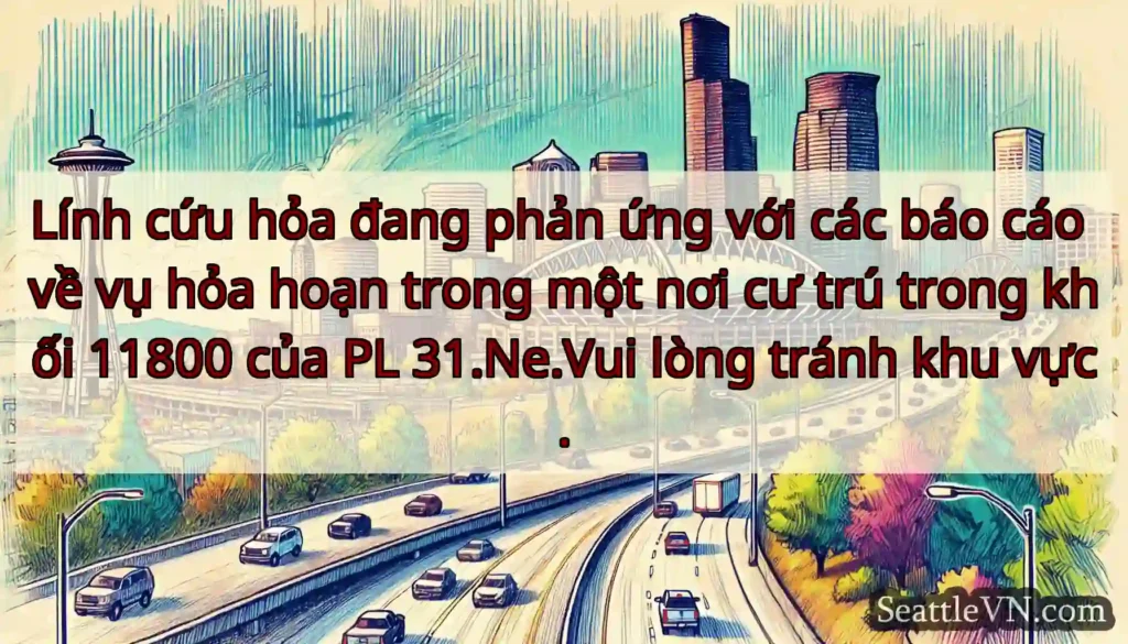 Lính cứu hỏa đang phản ứng với các báo cáo về vụ