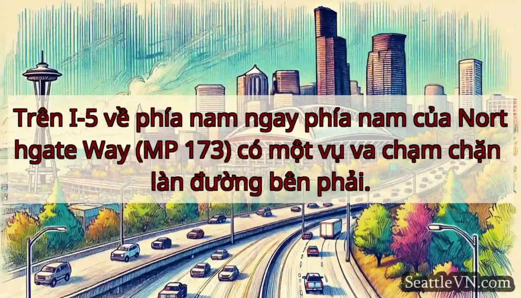 Trên I-5 về phía nam ngay phía nam của Northgate