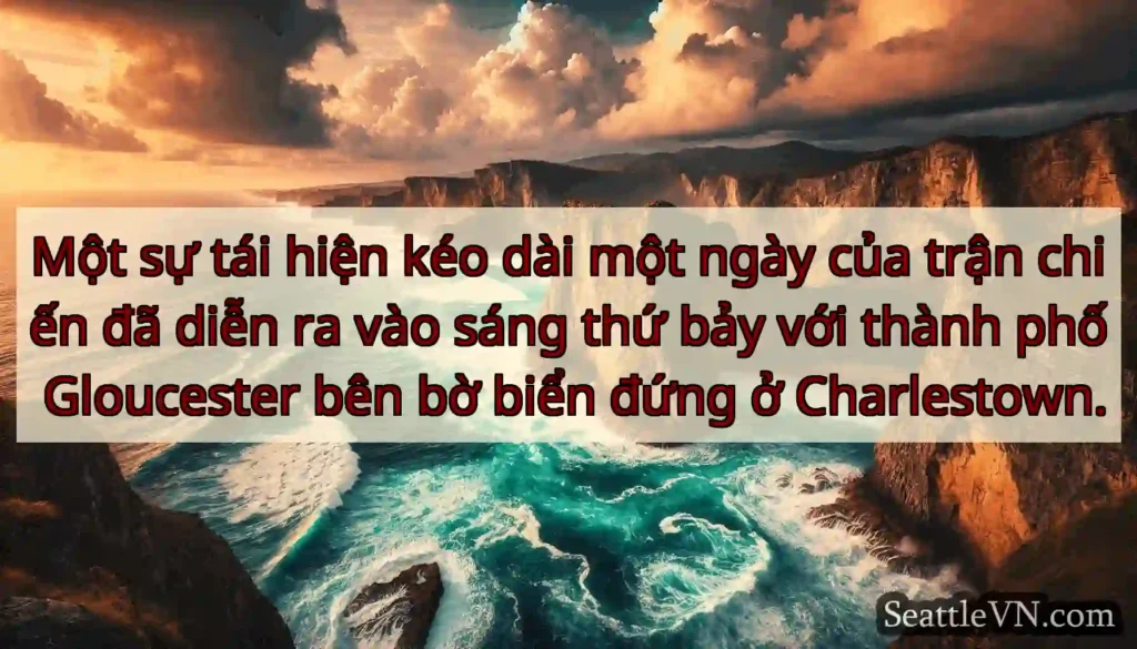 Một sự tái hiện kéo dài một ngày của trận chiến