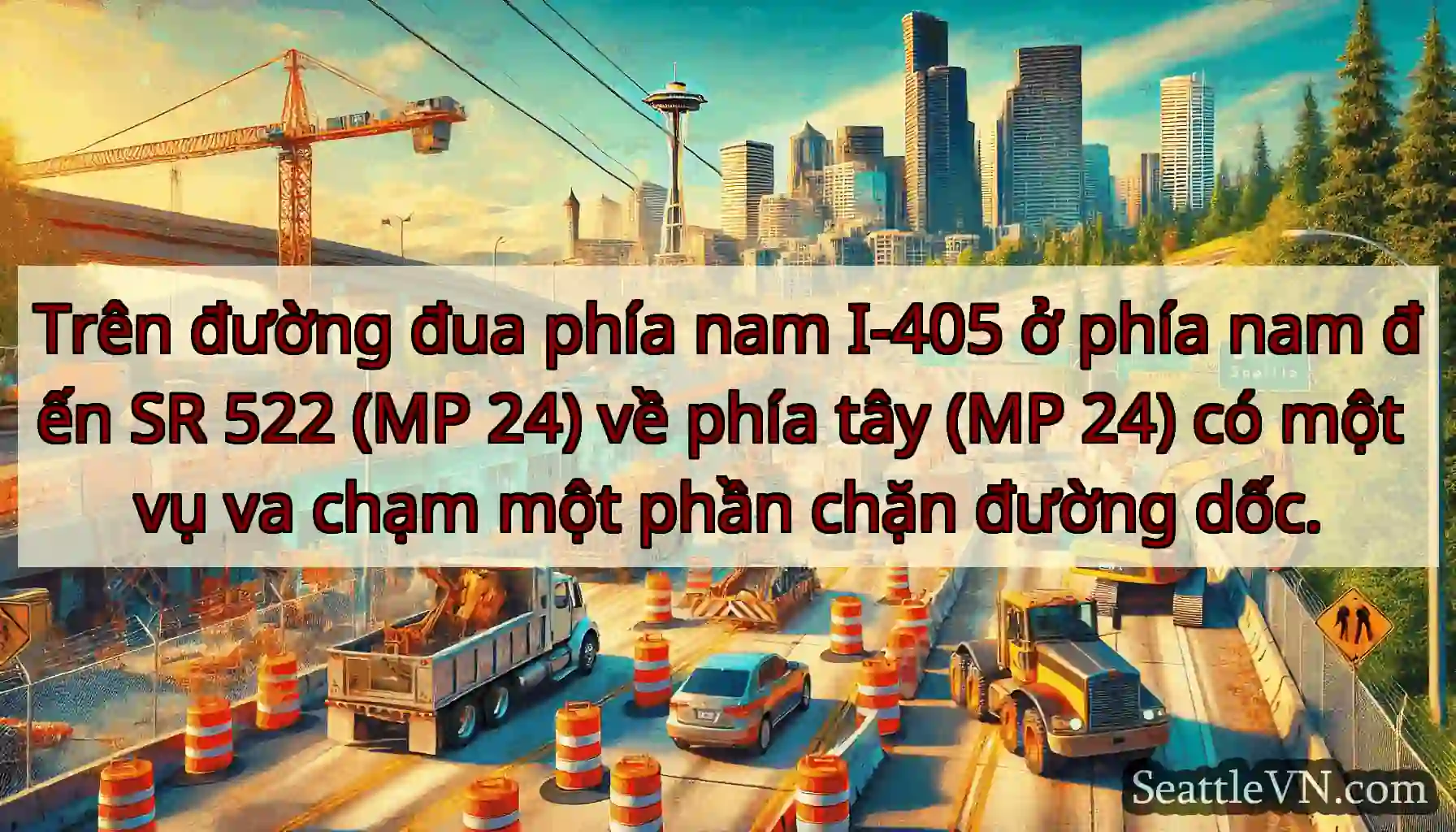 Trên đường đua phía nam I-405 ở phía nam đến SR