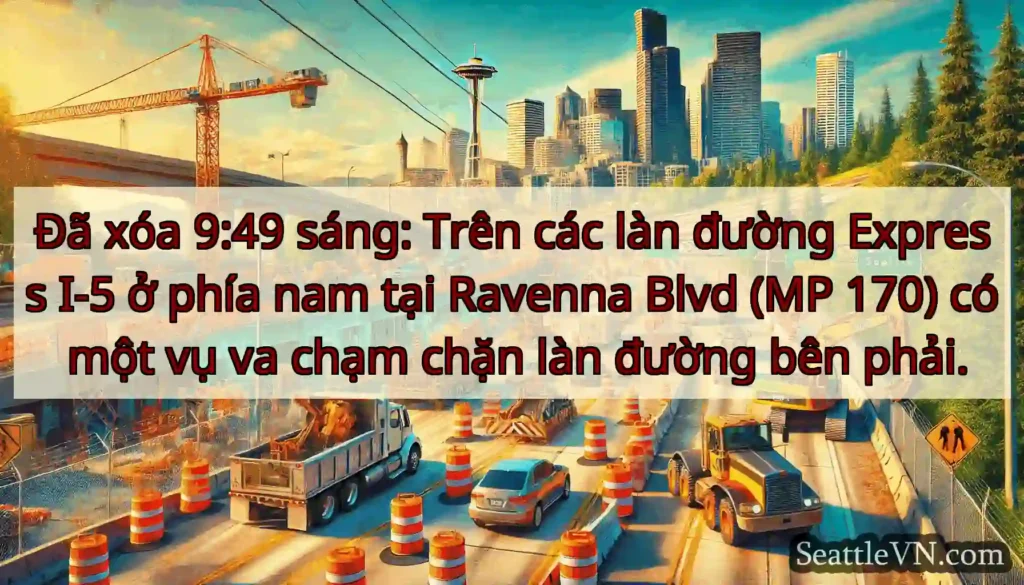 Đã xóa 9:49 sáng: Trên các làn đường Express I-5
