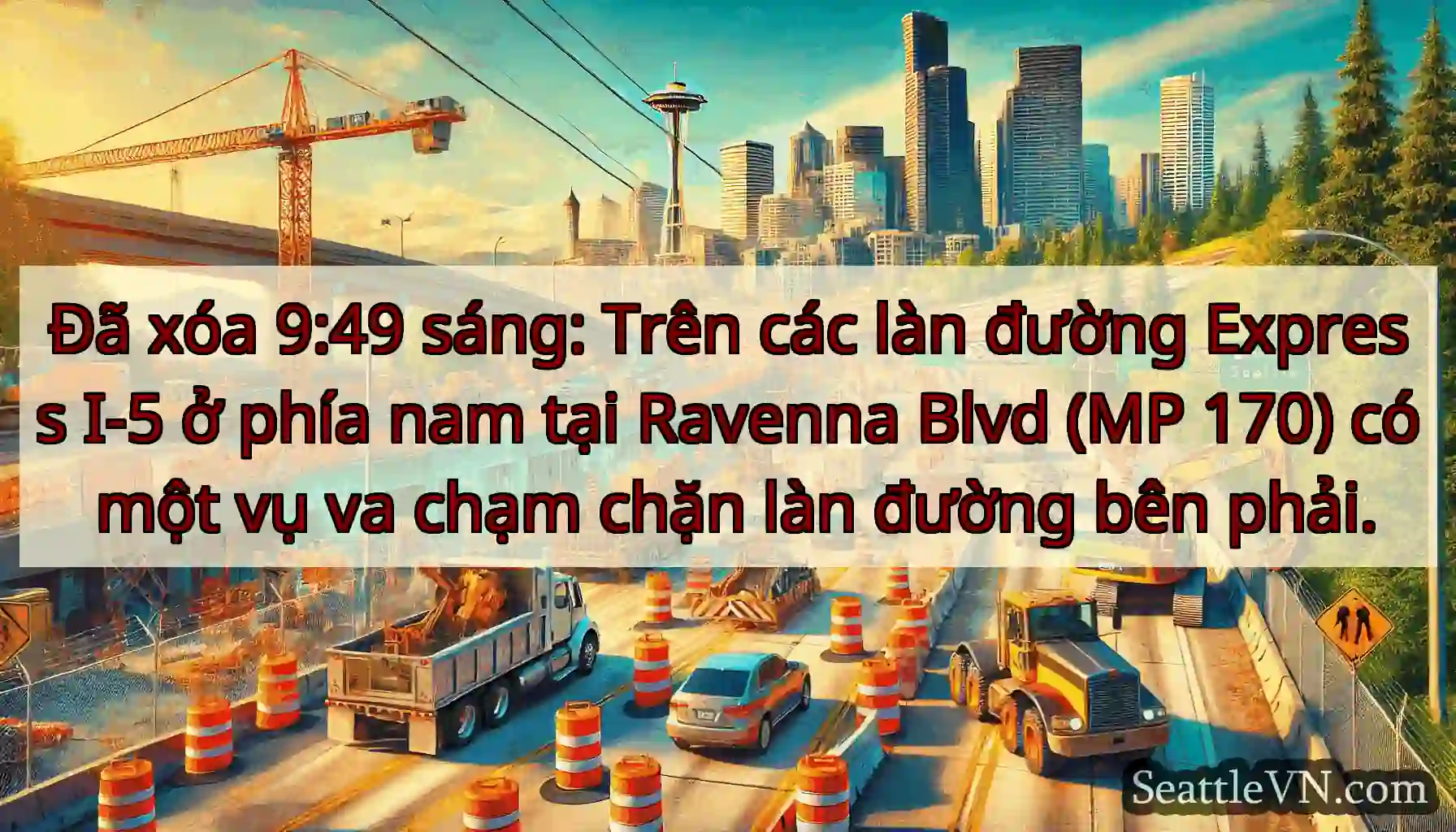 Đã xóa 9:49 sáng: Trên các làn đường Express I-5