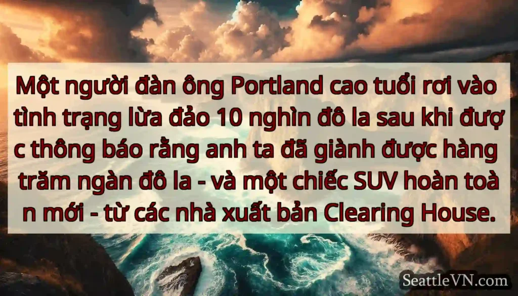 Một người đàn ông Portland cao tuổi rơi vào tình