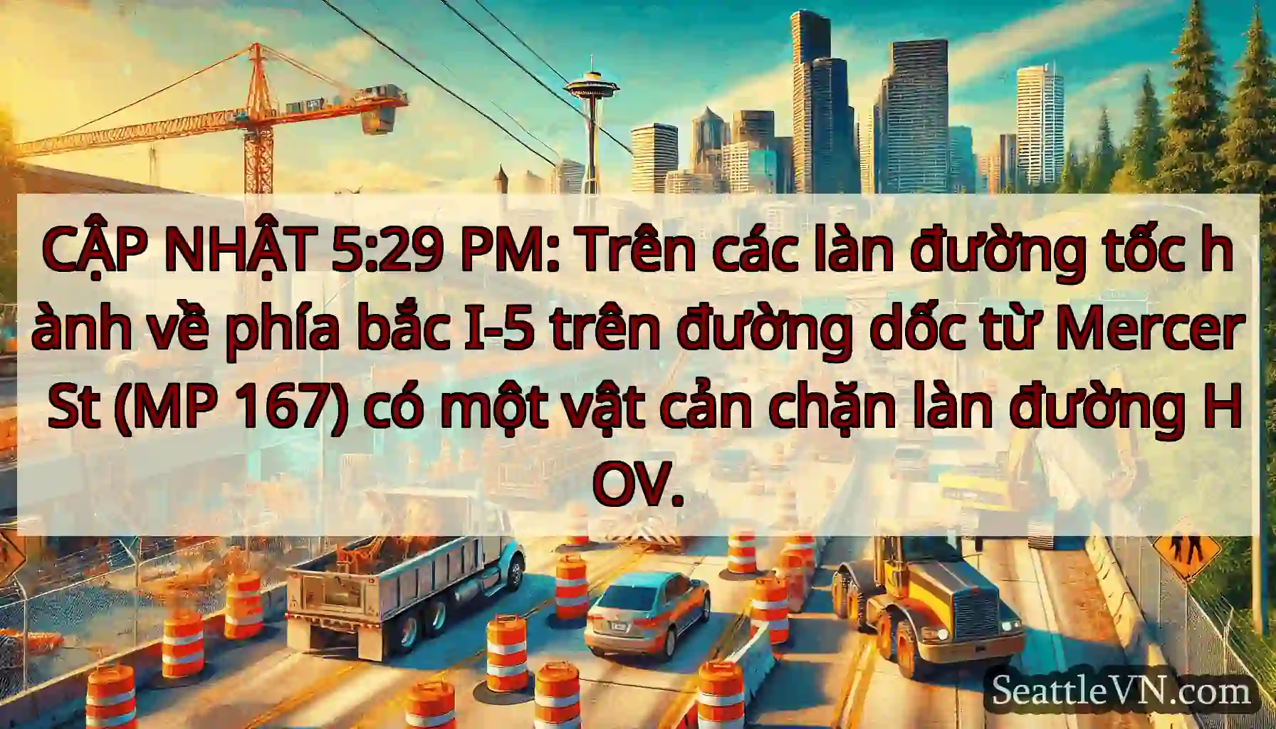 CẬP NHẬT 5:29 PM: Trên các làn đường tốc hành về