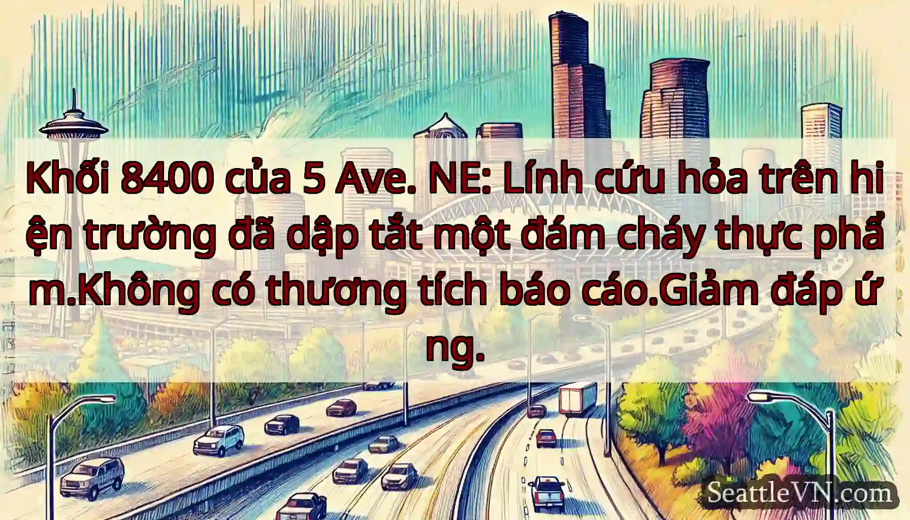 Khối 8400 của 5 Ave. NE: Lính cứu hỏa trên hiện