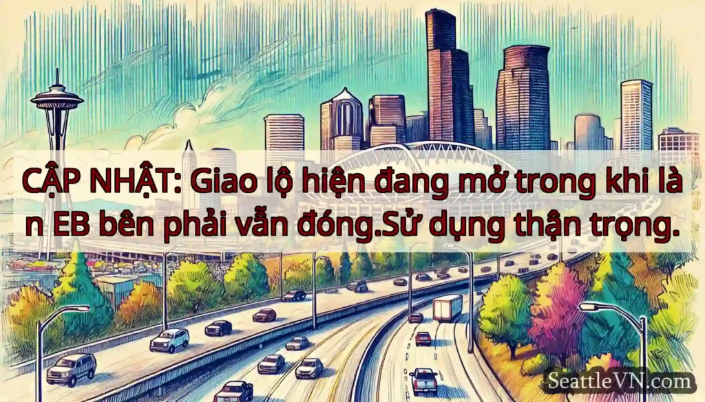 CẬP NHẬT: Giao lộ hiện đang mở trong khi làn EB
