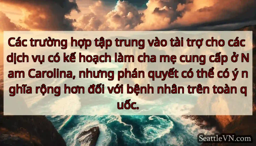 Các trường hợp tập trung vào tài trợ cho các dịch