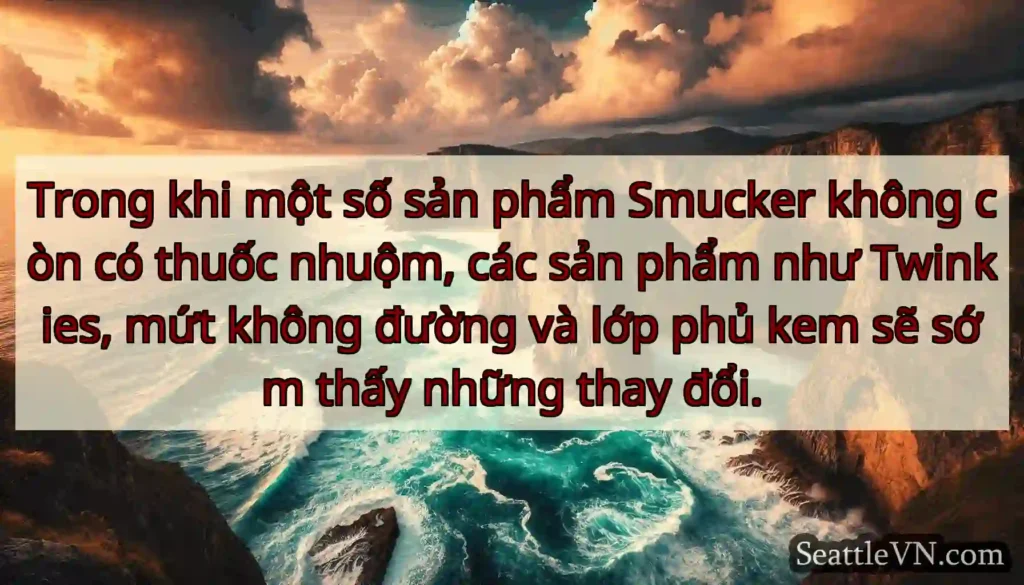 Trong khi một số sản phẩm Smucker không còn có