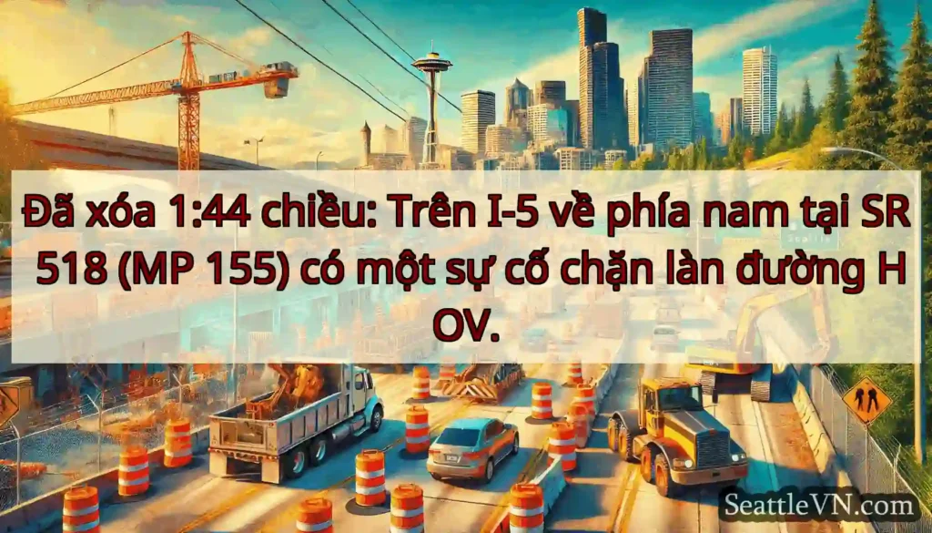 Đã xóa 1:44 chiều: Trên I-5 về phía nam tại SR