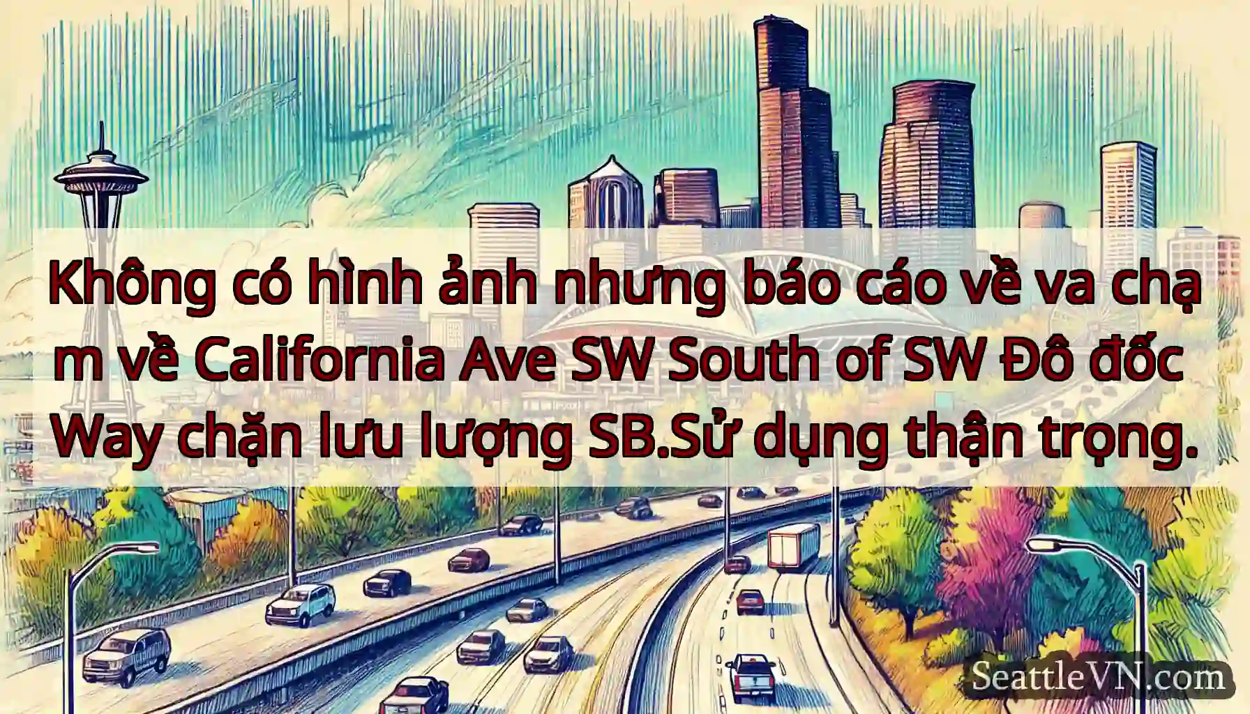 Không có hình ảnh nhưng báo cáo về va chạm về
