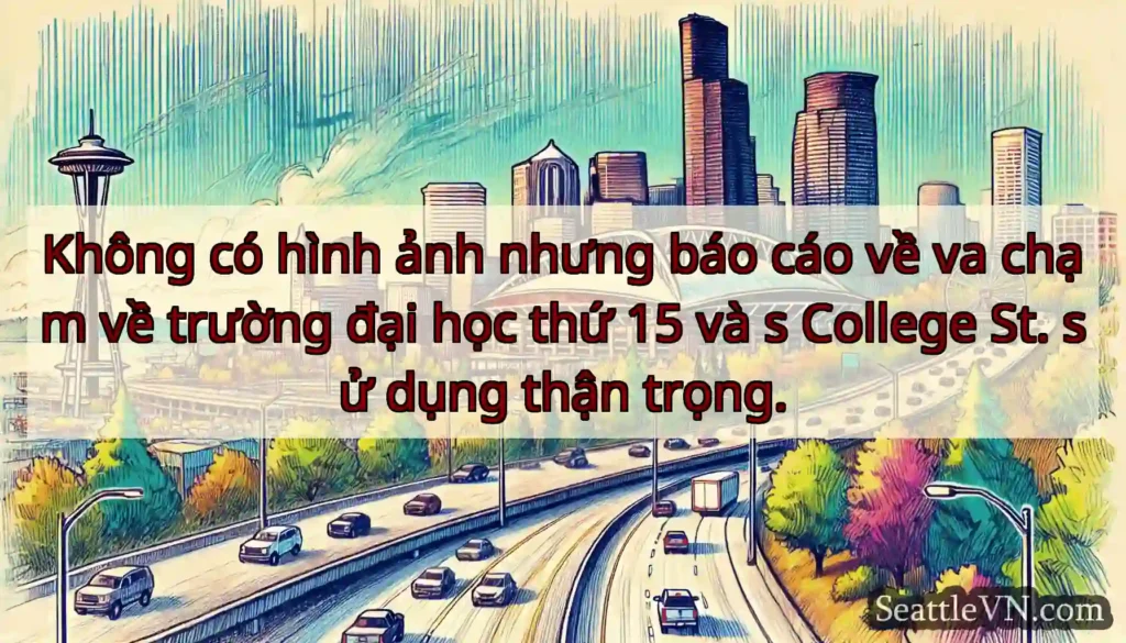 Không có hình ảnh nhưng báo cáo về va chạm về