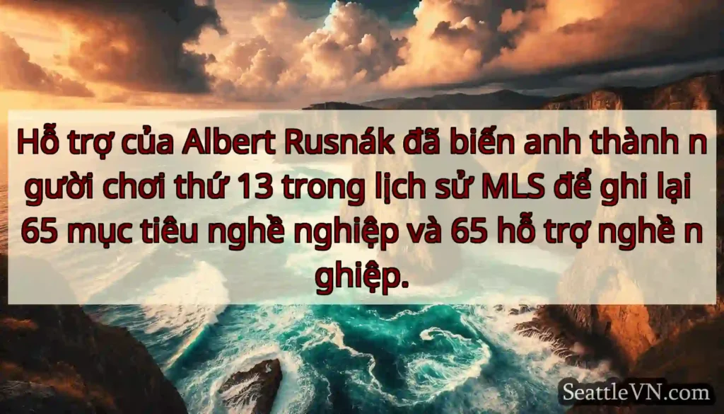 Hỗ trợ của Albert Rusnák đã biến anh thành người