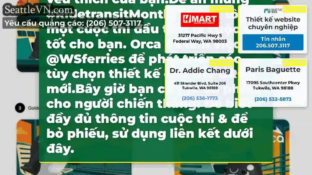 Kiểm tra điều này và bỏ phiếu cho thẻ Orca theo