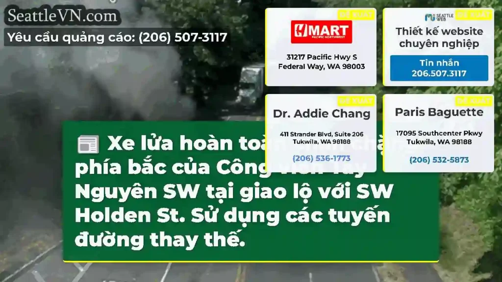 Xe lửa hoàn toàn chặn chặng phía bắc của Công