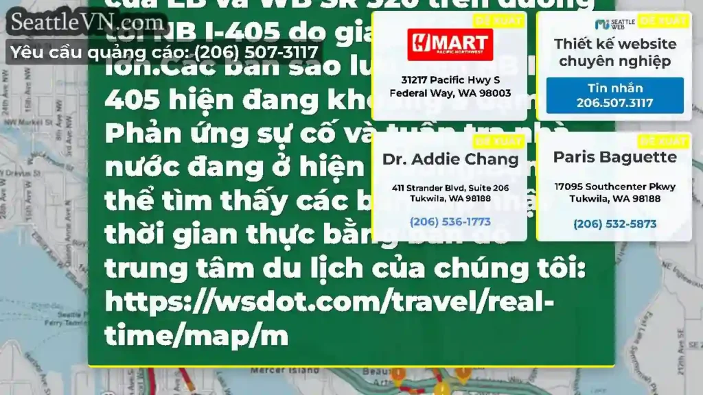 Đứng lên: Chúng tôi đã đóng cửa EB và WB SR 520